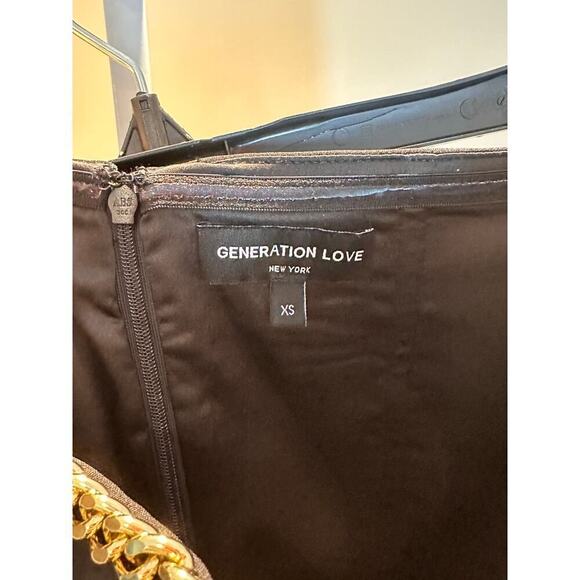 NWOT Generation Love Alexis Crepe Jumpsuit Black size XS - Picture 7 of 8